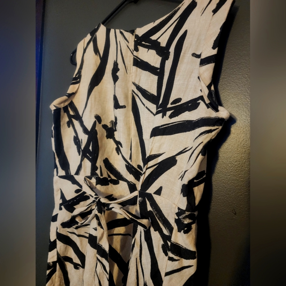 Foxcroft NYC linen dress size 6